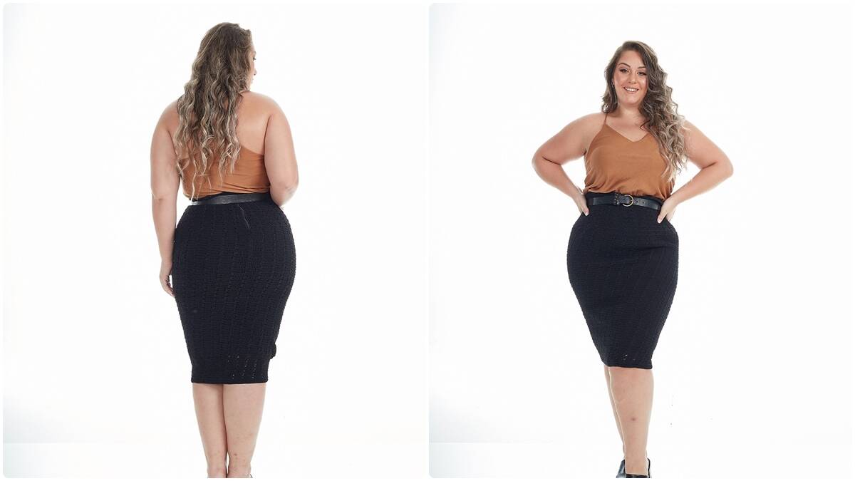 Saia de Crochê Louise: Uma Peça Elegante e Linda para Você!