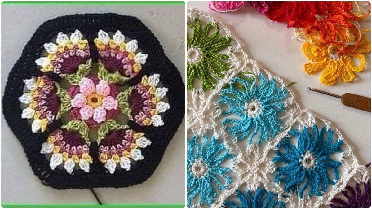 Crie Peças Exclusivas e Charmosas Usando Squares de Crochê!