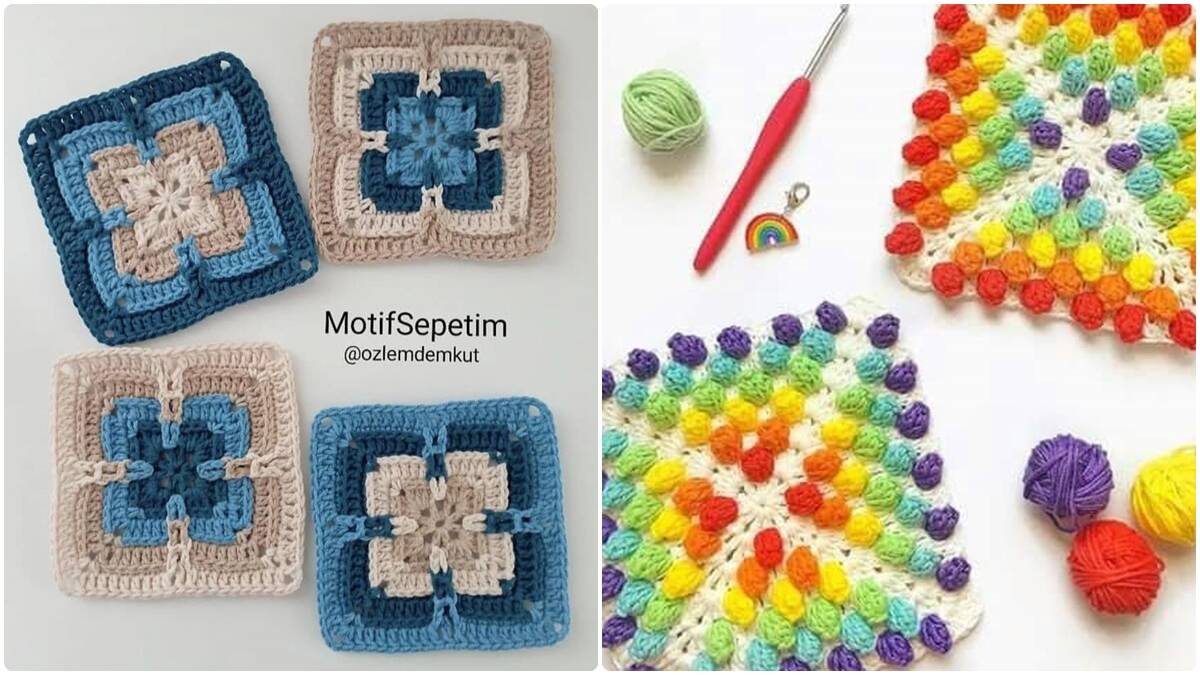 Crie Peças Fascinantes e Lindas com Squares de Crochê!
