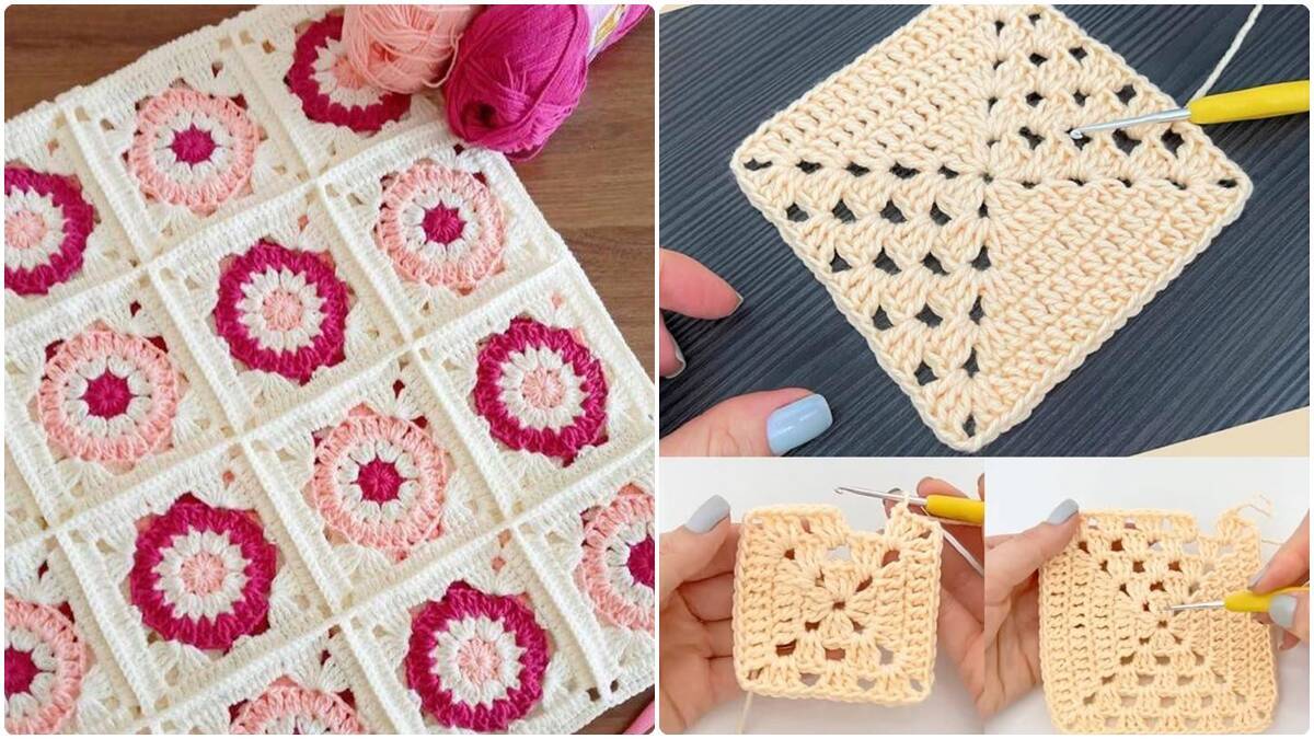 Squares de Crochê: Crie Peças Versáteis e Atemporais com Artesanato!