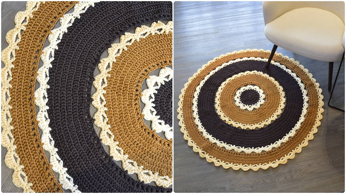 Tapete de Crochê Bronze: Decore Sua Casa ou Faça Renda Extra!