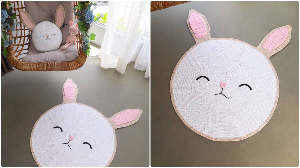 Tapete de Crochê – Conjunto Páscoa: Decore com Peças Lindas!