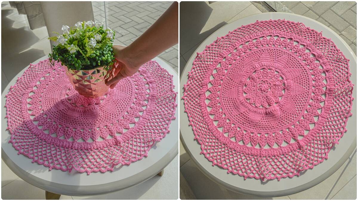 Toalha de Mesa em Crochê Urban: Aprenda a Criar essa Peça!