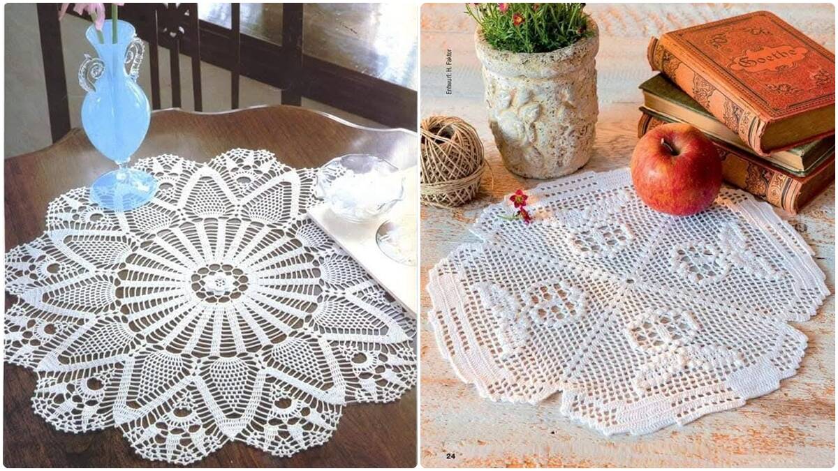 Toalhas e Centros de Mesa em Crochê com Gráficos: Guia Completo!