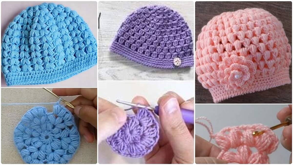 Veja Toucas de Crochê Infantil: Peças Fofas e Charmosas para Bebês!