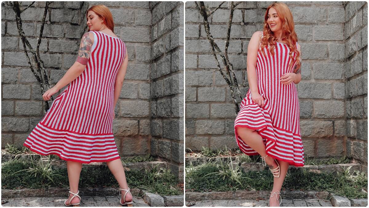 Vestido de Crochê Ágatha: Peça Linda para Você Usar!
