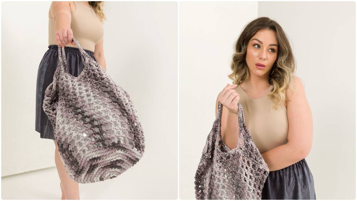 Bolsa de Crochê Feira: A Peça Perfeira para Fazer Compras!