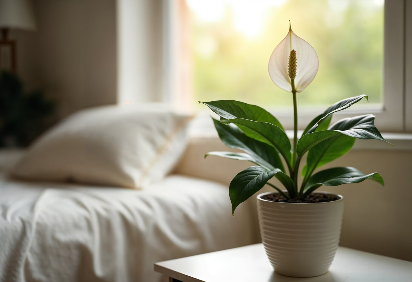 Você sabia que essa planta pode trazer mais calma pro seu dia? Descubra como cultivar o Lírio-da-paz!