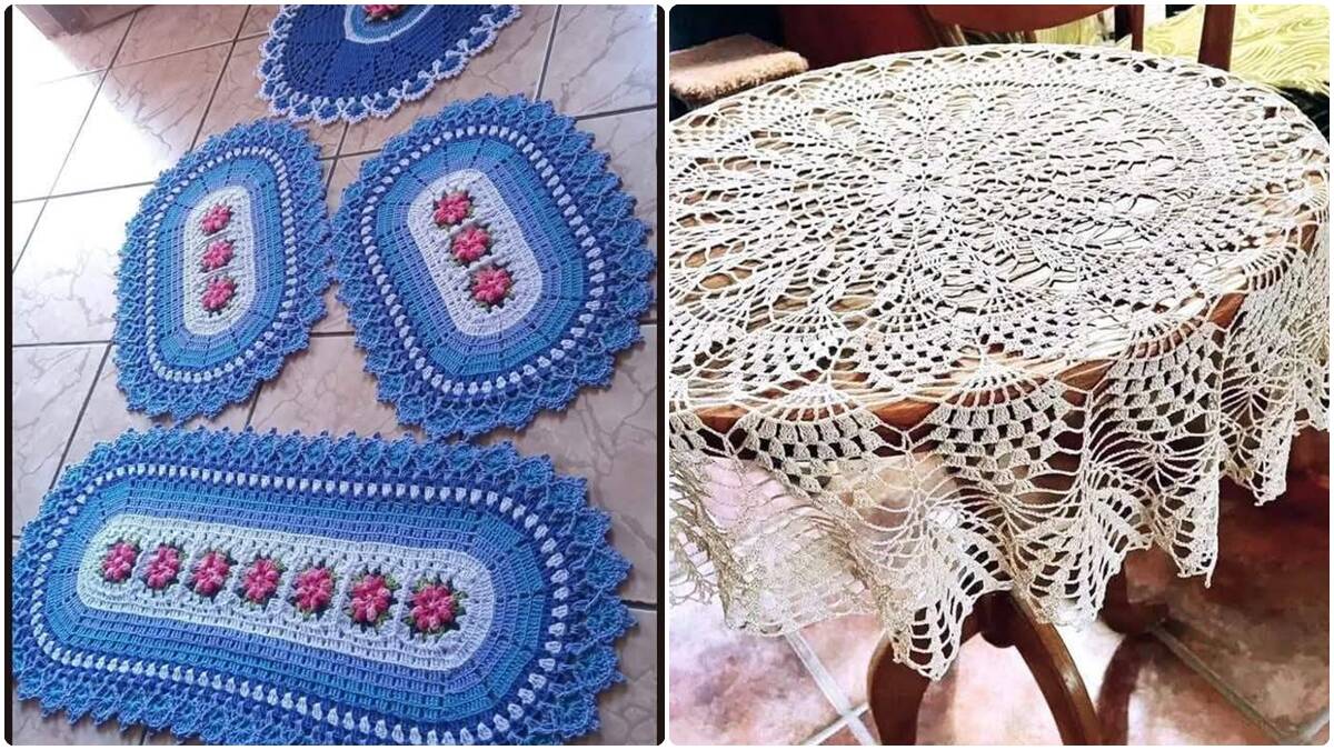 Tapetes e Toalhas de Mesa em Crochê: Decore com Charme!