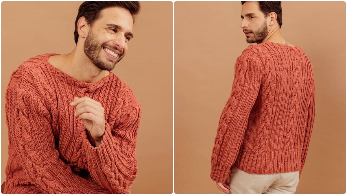 Blusa de Tricô Pétala: Um Presente Lindo e Cheio de Carinho!