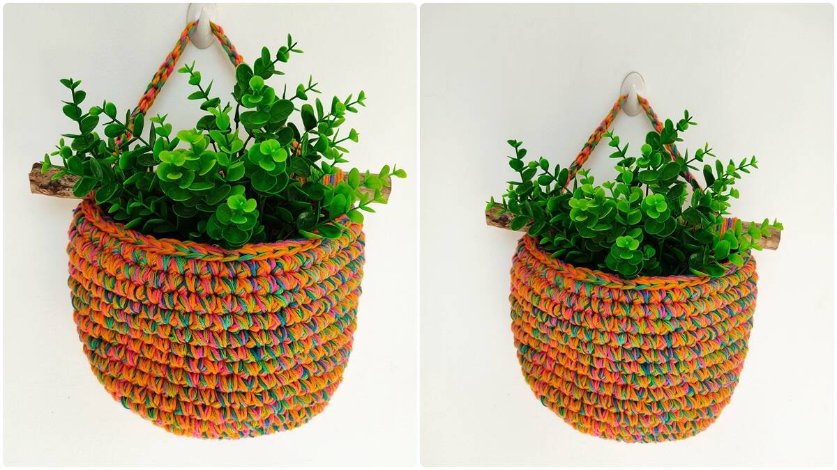 Cachepô de Crochê Porta Planta: Uma Solução Sustentável!