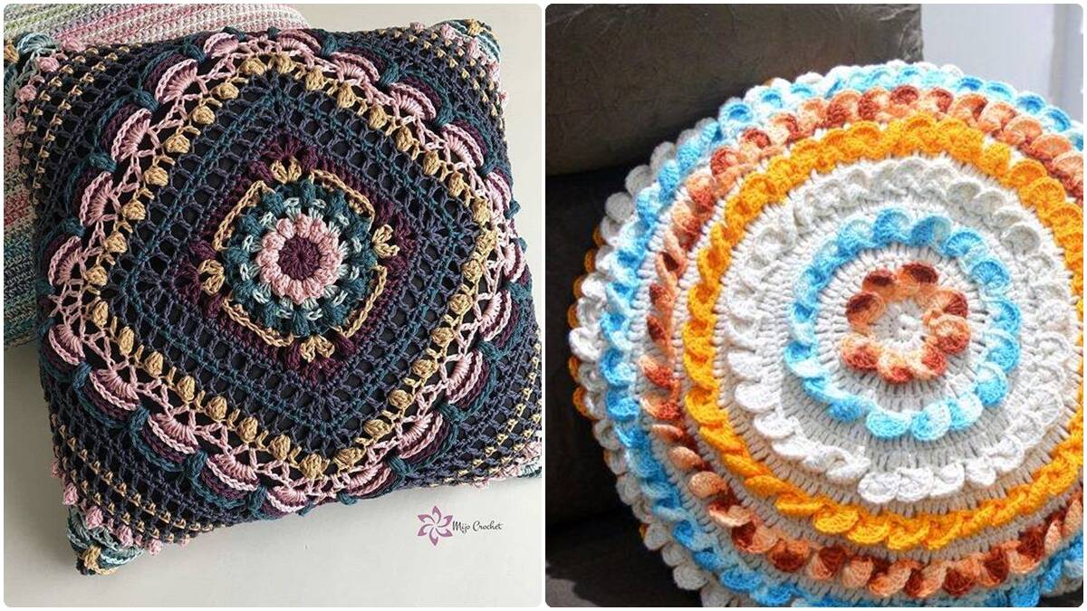 Almofadas de Crochê de Luxo: Elegância Artesanal para Ambientes Sofisticados!