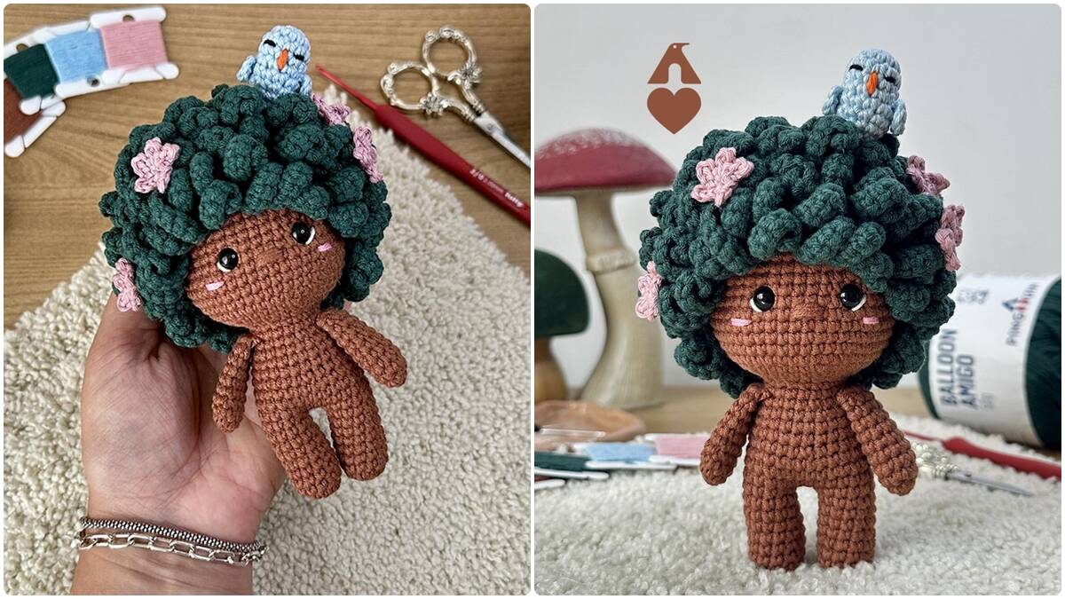 Amigurumi Bebê Árvore: Bonequinho Fofo e Charmoso!