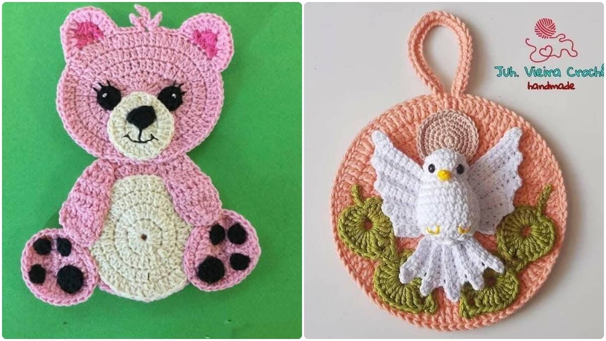 Apliques de Crochê Criativos: Detalhes que Transformam Suas Peças