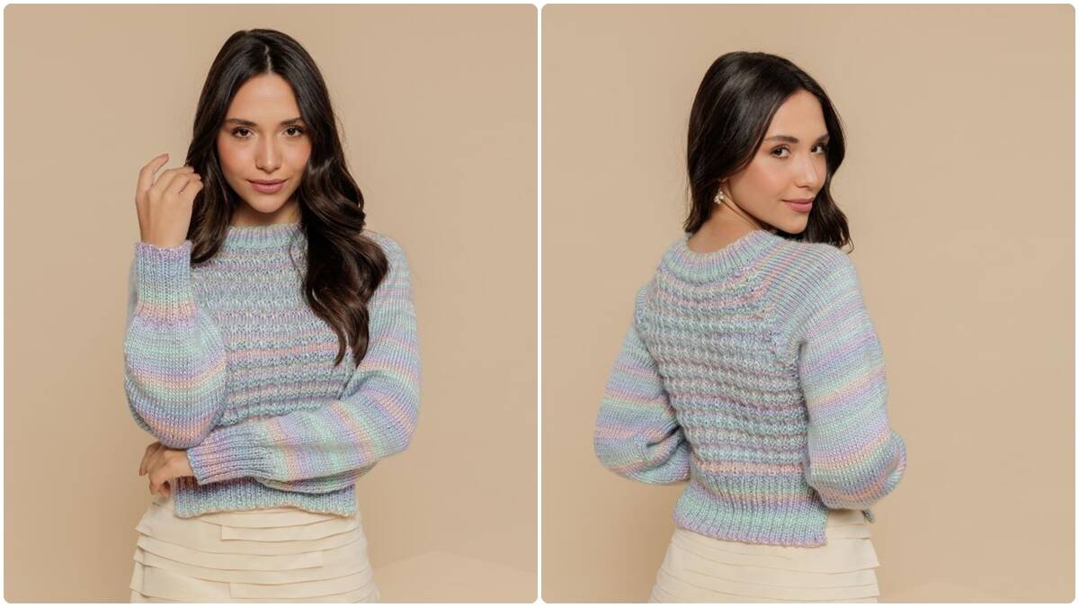 Blusa de Tricô Boreal: Aprenda a Criar um Modelo Charmoso!