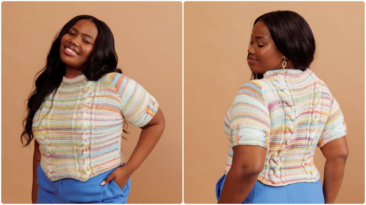 Blusa de Tricô Lúdico: Uma Peça Linda e Charmosa!