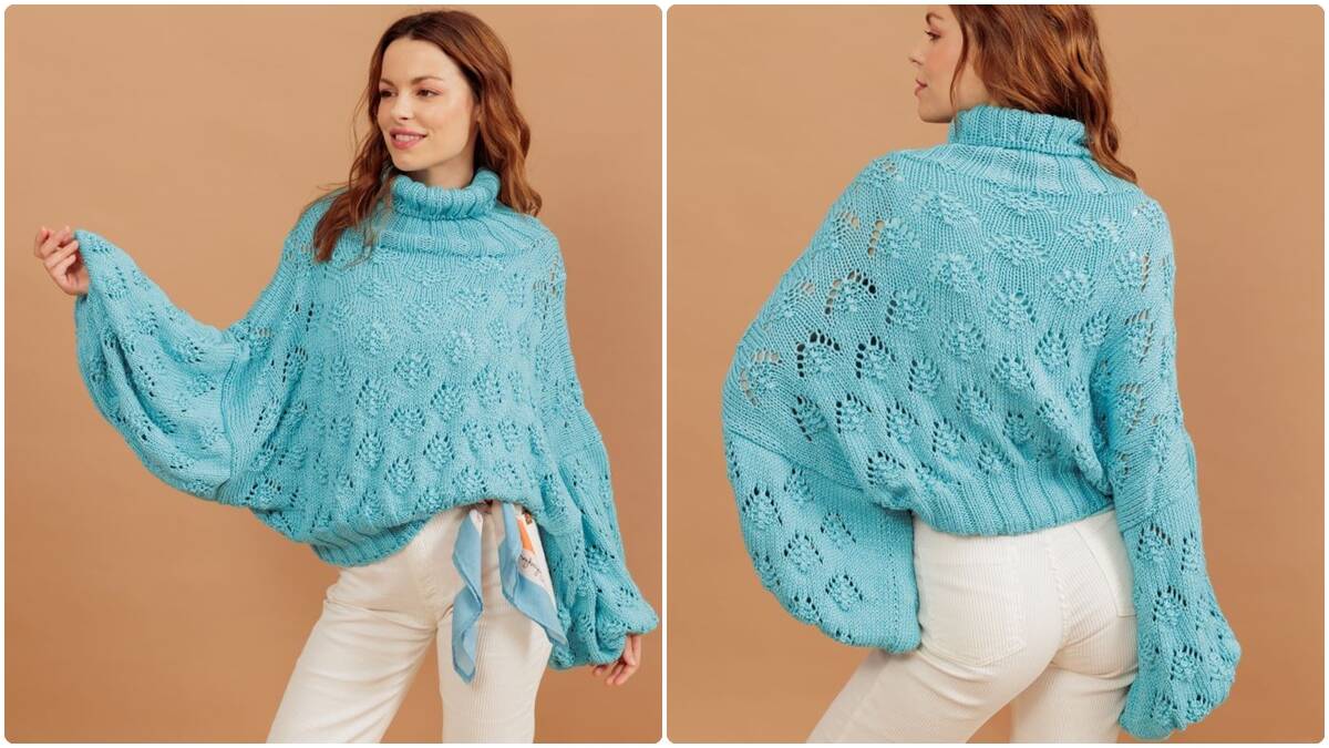 Blusa de Tricô Mergulho Azul: Aprenda a Criar essa Peça Linda!