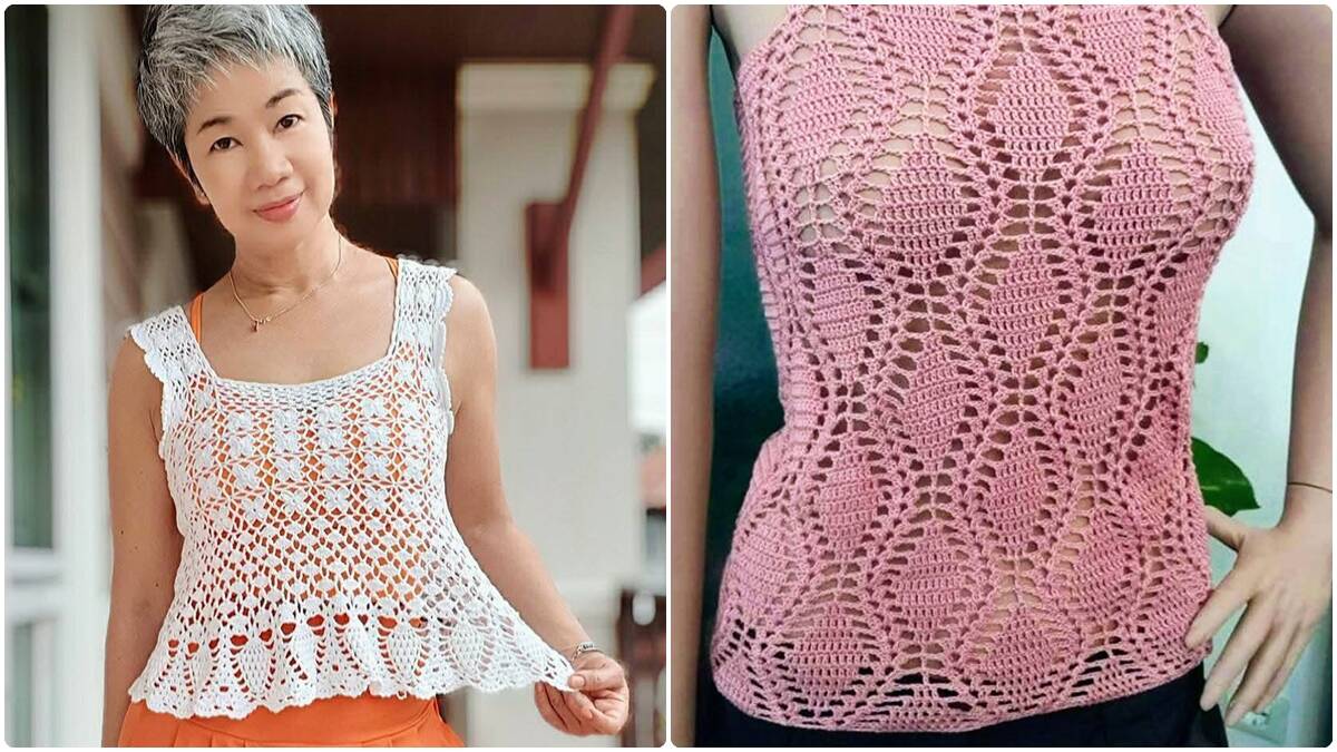 Blusas de Crochê e Tricô Charmosas: Estilo Artesanal!