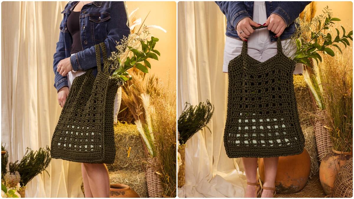 Bolsa de Crochê Esmeralda: Crie Esse Modelo Charmoso!