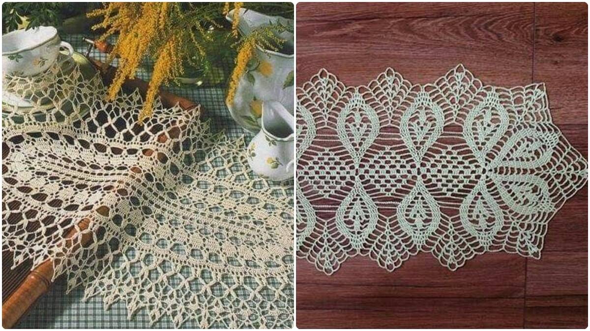 Caminhos de Mesa em Crochê com Gráficos: Decoração e Arte!