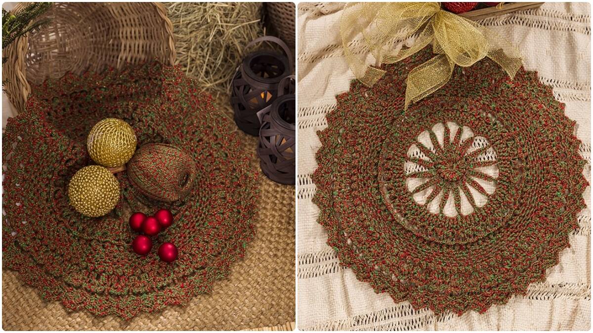 Centro de Mesa em Crochê Brilho: Decoração que Encanta!
