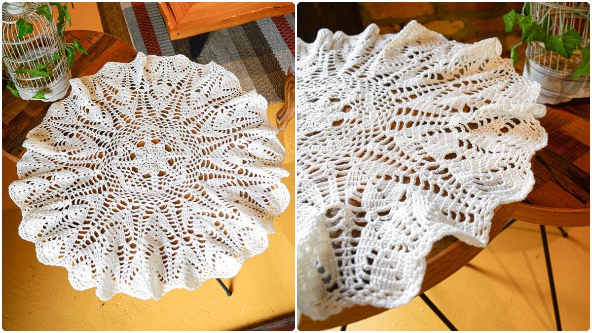 Toalha de Crochê Off-White: Projeto para Iniciantes!