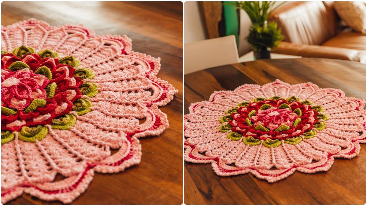 Centro de Mesa em Crochê Tulipa: Decoração Especial!