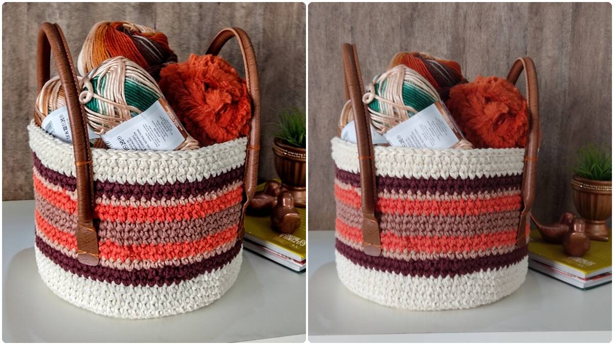 Cesto de Crochê Suspiro: Um Toque para Decoração Artesanal!