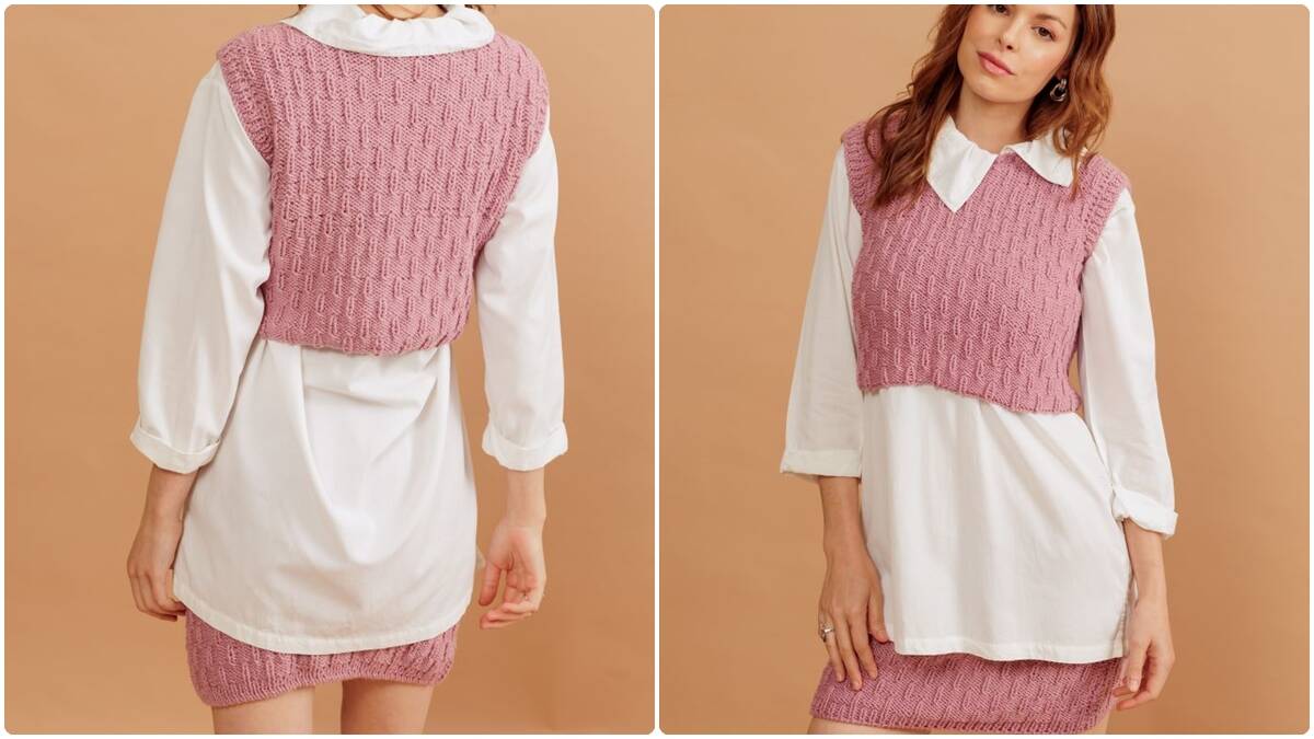 Conjunto de Tricô Sublime: Um Look Fofo e Charmoso!