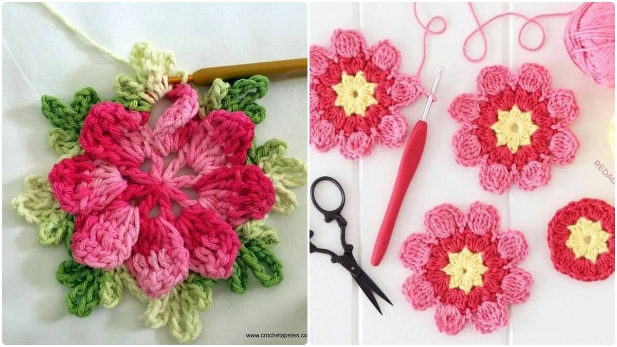 Flores de Crochê para Aplicação: Um Toque Artesanal Charmoso!