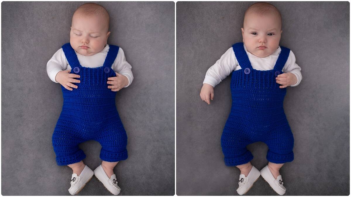 Jardineira de Crochê Infantil Azul Bic: Fofura e Conforto!