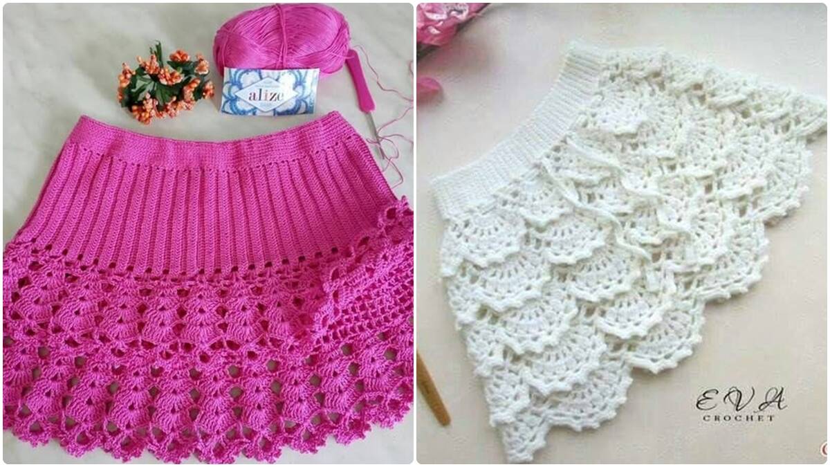 Saias de Crochê: Estilo Artesanal com Elegância e Versatilidade!
