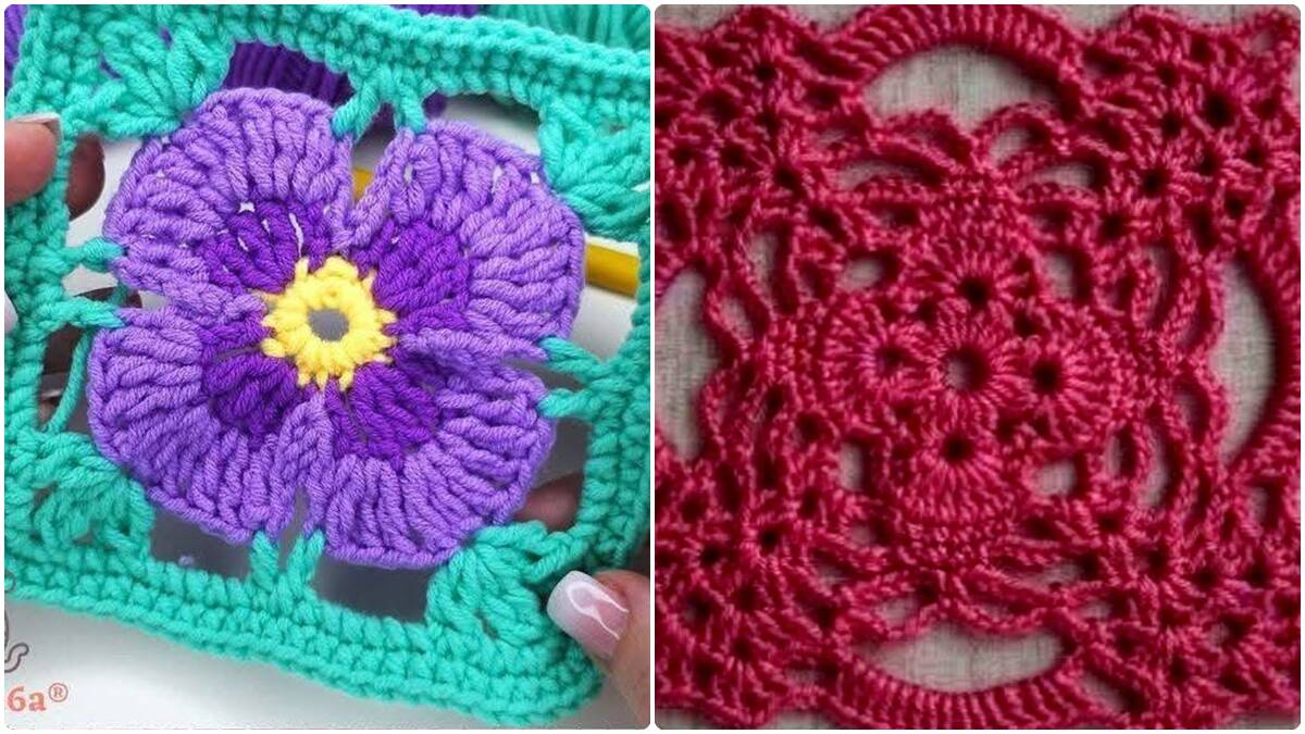 Squares de Crochê: Blocos Criativos para Montar Peças Lindas!