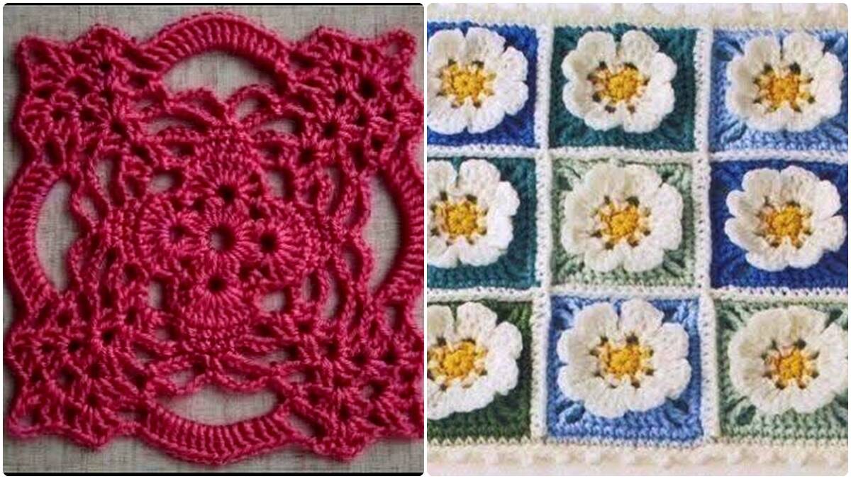 Squares de Crochê: Como Transformar Quadrados em Ideias