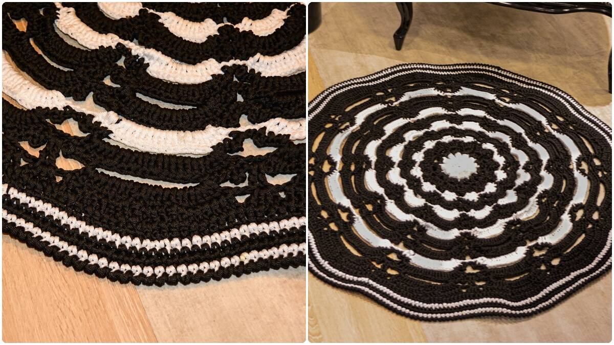 Tapete de Crochê Black & White: Guia Completo!
