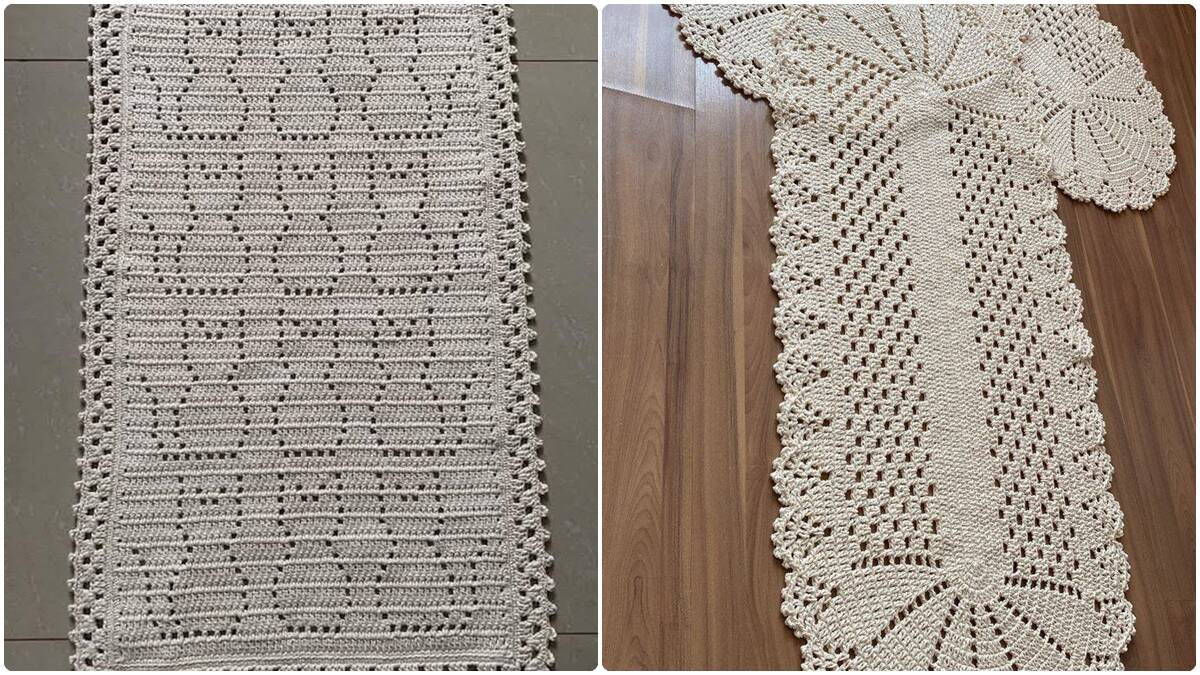 Tapetes de Crochê Branco: Elegância e Versatilidade na Decoração!