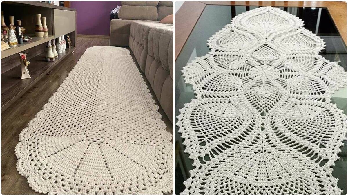Crochê que Encanta: 25 Tapetes e Caminhos de Mesa para Decorar com Estilo