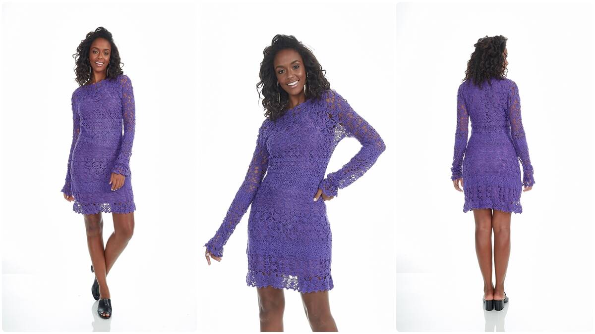 Vestido de Crochê Amora: Crie Uma Peça Charmosa e Única!