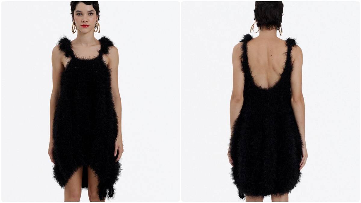 Vestido de Crochê Balonê: Um Toque de Elegância no SPFW N59!