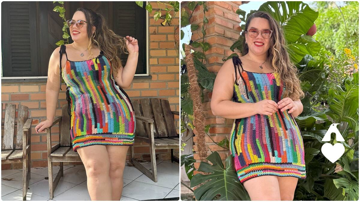Vestido de Crochê Euforia: Crie Essa Peça Atraente e Linda!
