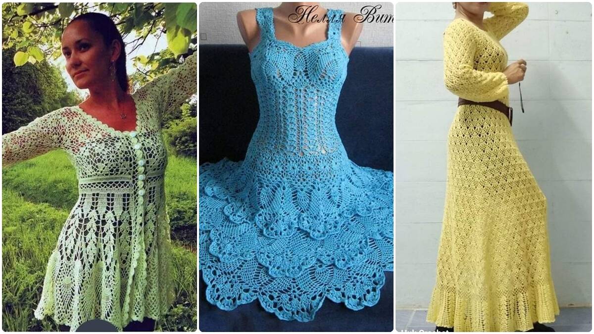 Vestidos de Crochê Charmosos: Elegância Artesanal!
