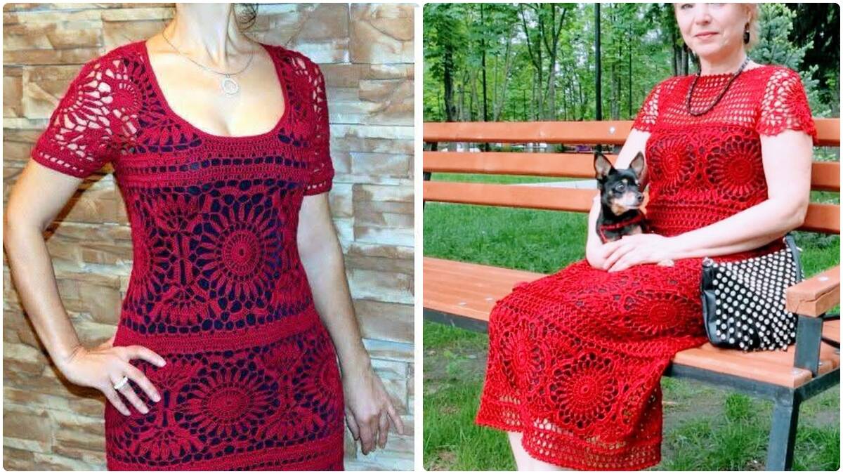 Vestidos de Crochê Vermelho: Peças Elegantes e Cheias de Amor!