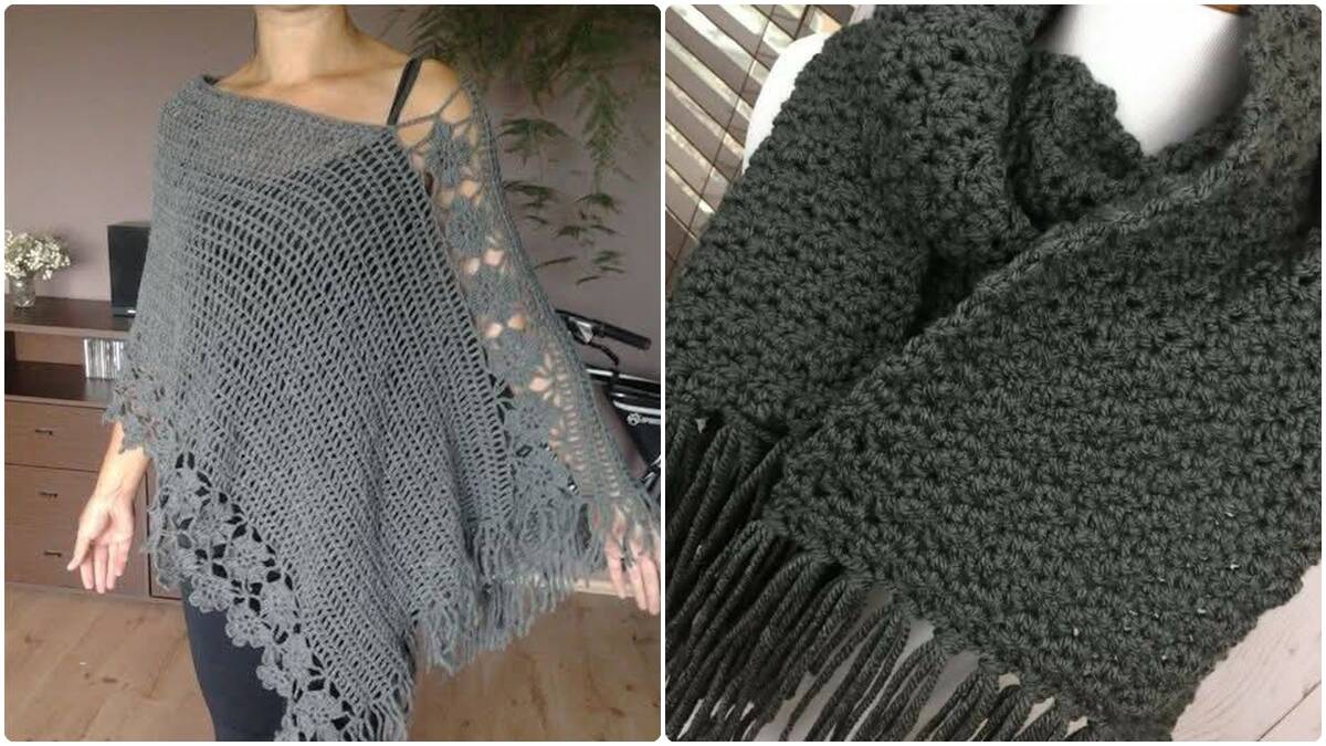Xales e Cachecóis de Crochê para o Inverno: Aconchego com Estilo!