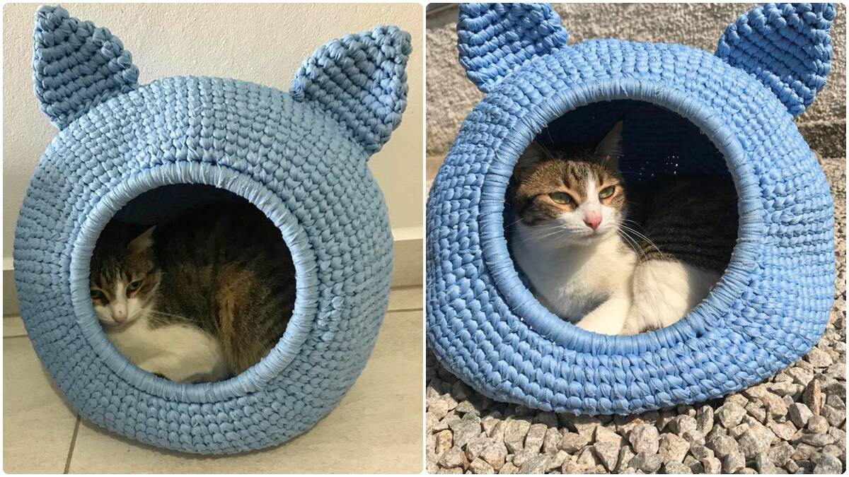 Toca de Gato Baby em Crochê: Fofura e Conforto para Eles!