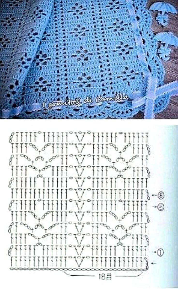 pontos de crochê
