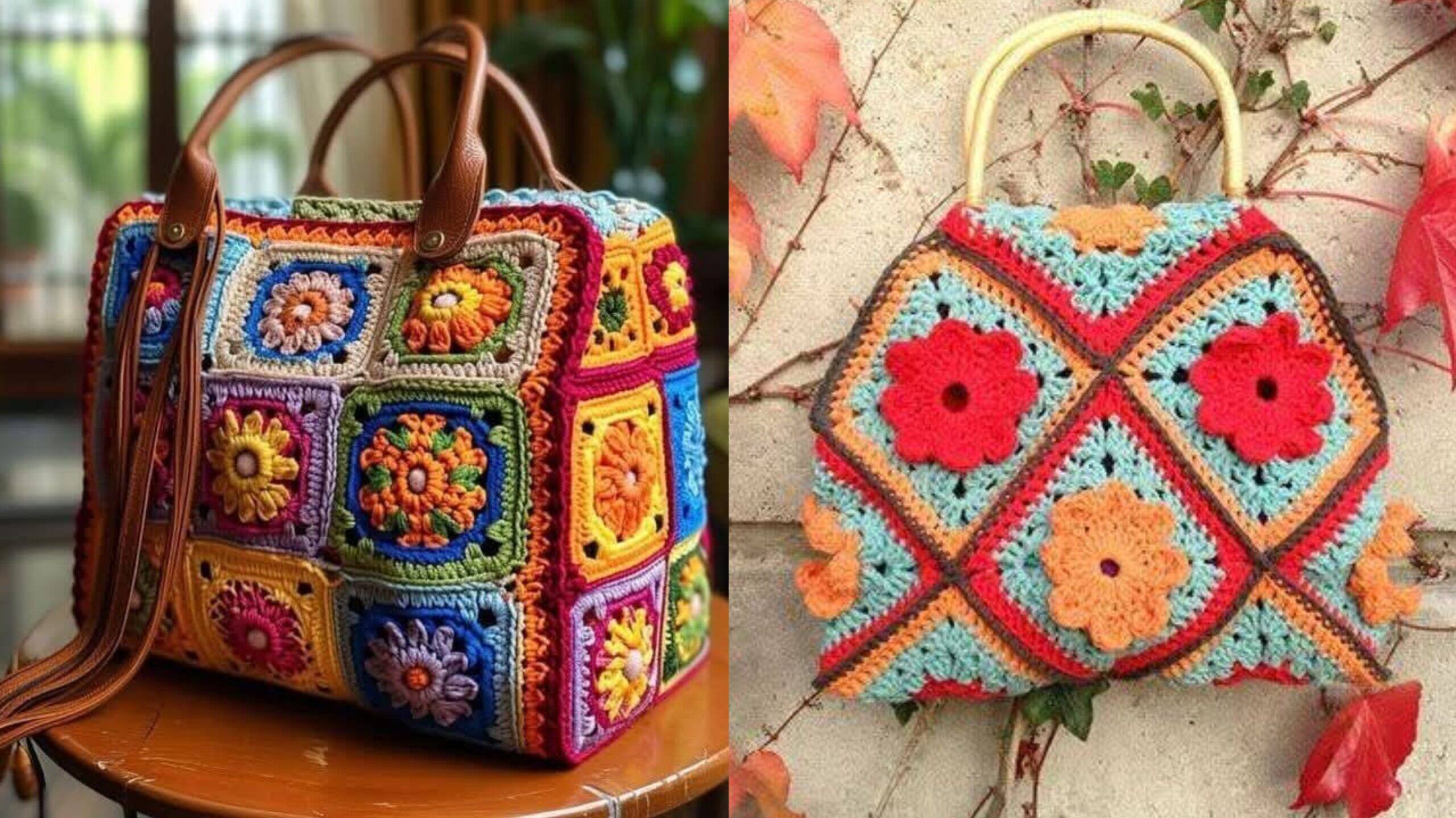 Bolsas de Crochê com Square: A Tendência Artesanal que Encanta em 2025