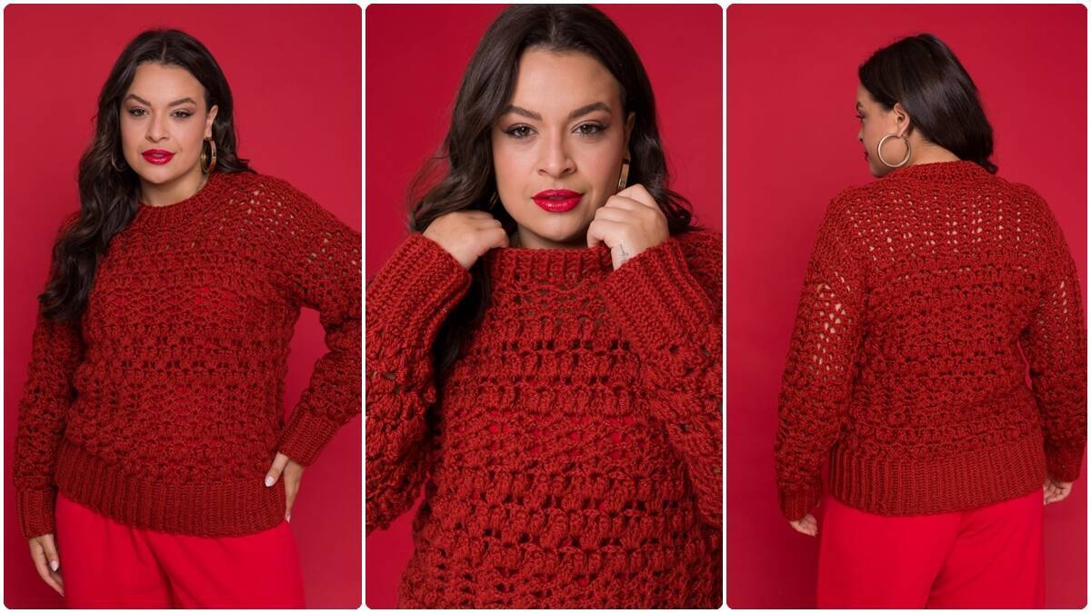 Blusa de Crochê Devoção: Uma Peça Linda e Apaixonante!