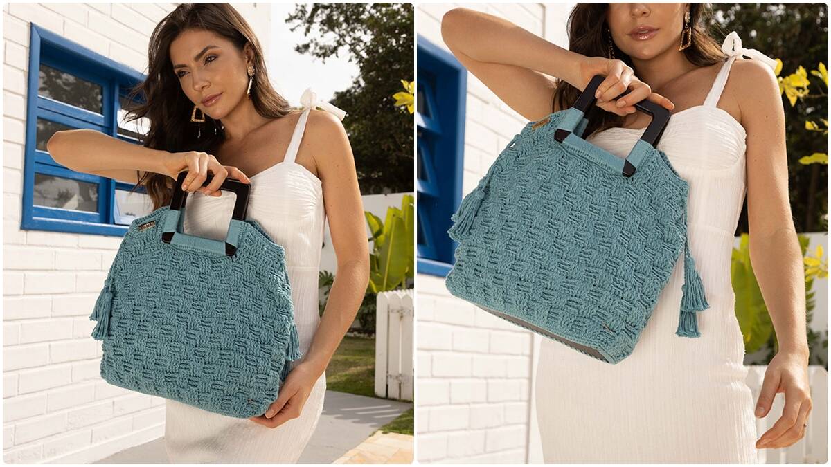 Bolsa de Crochê Netuno: Elegância para Usar no Dia a Dia!