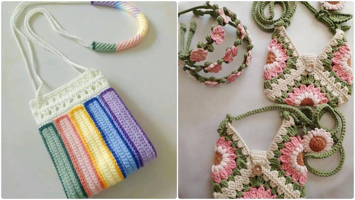 Bolsinhas de Crochê: Peças Leves para Qualquer Ocasião!