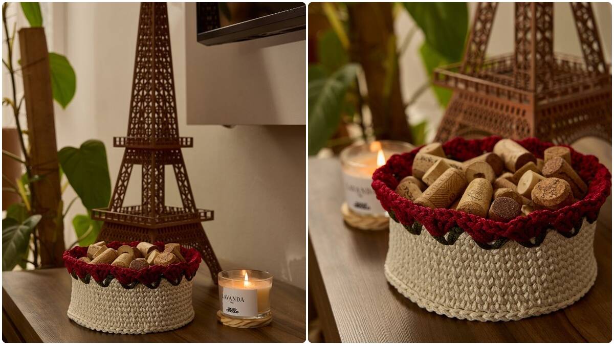 Cesto de Crochê Buquê de Flores: Decoração Exclusiva!